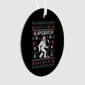 ビッグフット ホッケー クリスマスセーター オーナメント (正面)