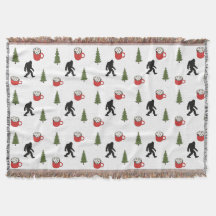 ビッグフット、ホットココア、松の木、アウトドア