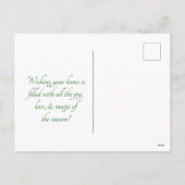 ビッグフット ホリデー ヴィレッジ シーズンポストカード (裏面)