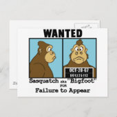 ビッグフット ポストカード (正面/裏面)