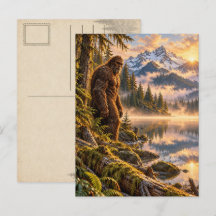 ビッグフット ポストカード Mountain Reflections