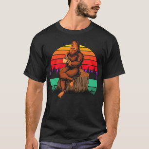 ビッグフット モーニングコーヒー おもしろ サスカッチ メンズ Tシャツ