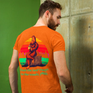 ビッグフット モーニングコーヒー 智慧の言葉 クマのうんち Tシャツ