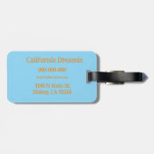 ビッグフット ラブ カリフォルニア 荷物タグ モノグラム ラゲッジタグ (裏面横)