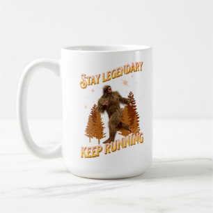 ビッグフット ランニング モチベーション コーヒーマグカップ