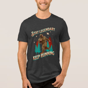 ビッグフット ランニング モチベーション トライブレンドＴシャツ