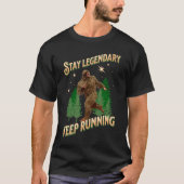 ビッグフット ランニング モチベーション Tシャツ (正面)