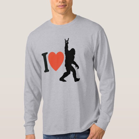 ビッグフット ロックオン 愛 Tシャツ (正面)