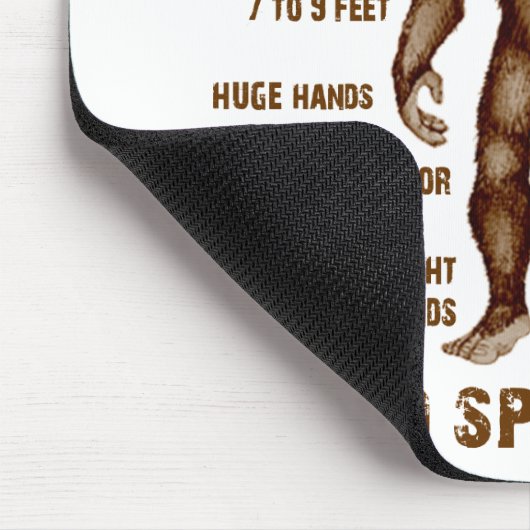 ビッグフット-未確認動物学分野ガイド--に斑点を付ける方法 マウスパッド (コーナー)