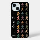 ビッグフット 森のアート オーダーメイドギフト Case-Mate iPhoneケース (裏面)