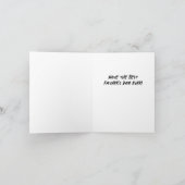 ビッグフット 父の日 カード (内部)