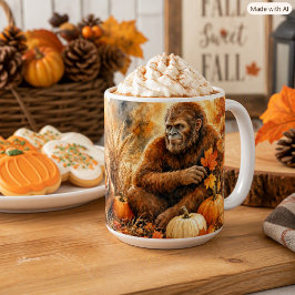 ビッグフット 秋の収穫 カボチャ 自然  コーヒーマグカップ