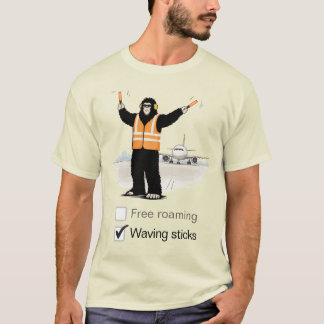 ビッグフット 空港で働く Tシャツ