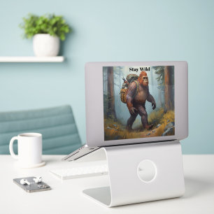 ビッグフット Sasquatch ラップトップパソコン カスタムカット ビニールステッカー シール