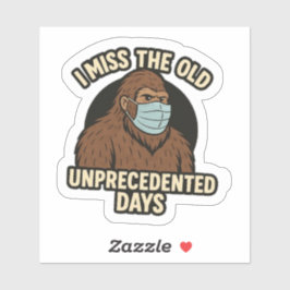 ビッグフットCovidマスク シール