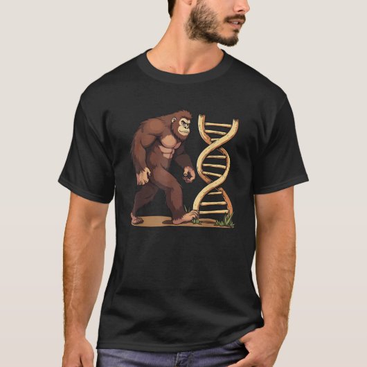 ビッグフットDNAクールサスカッチDNA Tシャツ (正面)