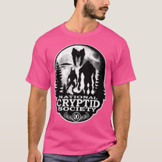ビッグフットDogman Mothman Ufoの国家的暗号Soci Tシャツ