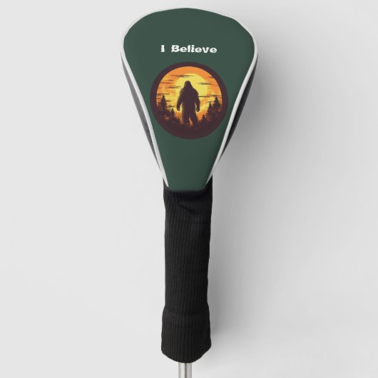 ビッグフットiPad頭が切れるカバー ゴルフヘッドカバー (正面)