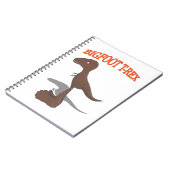 ビッグフットTレックススケッチ ノートブック (左側)