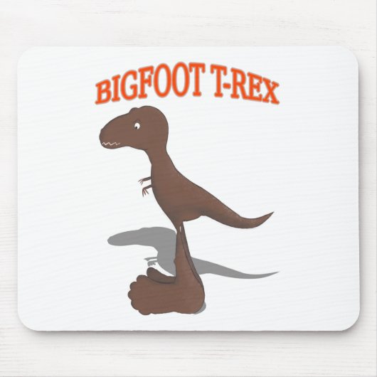 ビッグフットTレックススケッチ マウスパッド (正面)