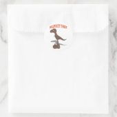 ビッグフットTレックススケッチ ラウンドシール (バッグ)