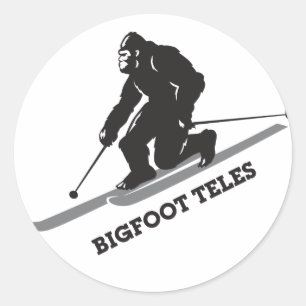 ビッグフットTelesのステッカー ラウンドシール