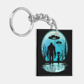 ビッグフットUFOエイリアン キーホルダー (正面左)