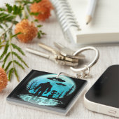 ビッグフットUFOエイリアン キーホルダー (正面右)