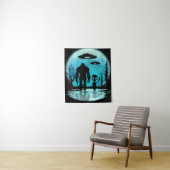 ビッグフットUFOエイリアン タペストリー (インサイチュ)