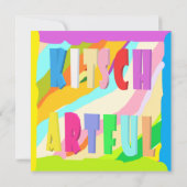 ビッグフラワーにサインされたオリジナルアートデザインかわいらし非常に (裏面)