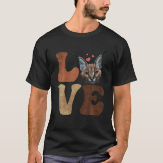 ビッグフロッパカラカルキャットミームラブ Tシャツ