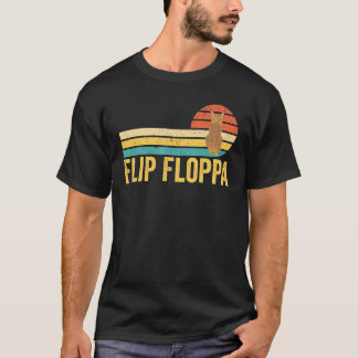ビッグフロッパカラカルキャットミームレトロフリップフロッパ Tシャツ