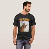 ビッグフロッパーミーム猫 Tシャツ (正面フル)