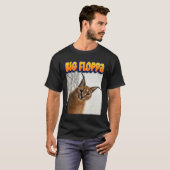 ビッグフロッパーモメ猫3 Tシャツ (正面フル)