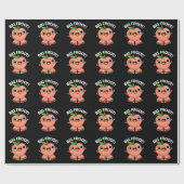 ビッグフロートビッおもしろいク足プンダークBG ラッピングペーパー (フラット)