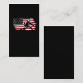 ビッグフートアメリカンフラグヴィンテージサスカッチ 名刺 (正面/裏面)