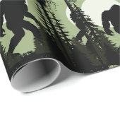 ビッグフートインフォレストツリーズ子供の誕生日パーティー ラッピングペーパー (ロールコーナー)