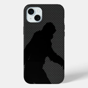 ビッグフートオンカーボンファイバープリント iPhone 15 MINIケース