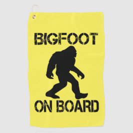 ビッグフートオンボードおもしろい- Bigfoot ゴルフタオル