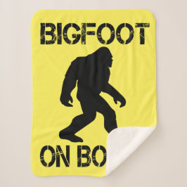 ビッグフートオンボードおもしろい- Bigfoot シェルパブランケット