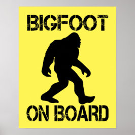 ビッグフートオンボードおもしろい- Bigfoot ポスター