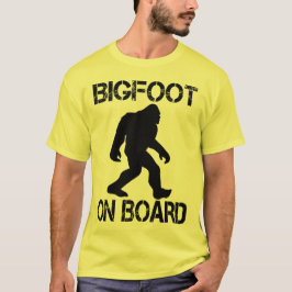 ビッグフートオンボードビグおもしろいフット Tシャツ