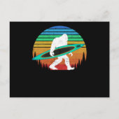 ビッグフートカヤックパドリング湖ホワイトウォーターカヌー ポストカード (正面)