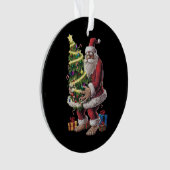 ビッグフートクリスマスツリーライトクリスマスサスカッチ恋人 オーナメント (正面)