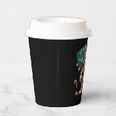 ビッグフートクリスマスツリーライトクリスマスサスカッチ恋人 紙コップ (右)