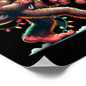 ビッグフートクリスマスツリーライトクリスマスボーイズメンサスクア ポスター (角)