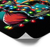 ビッグフートクリスマスツリーライトクリスマスボーイズメンサスクア ポスター (角)