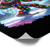 ビッグフートクリスマスホリデーサスカッチクリスマス ポスター (角)