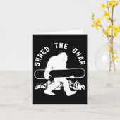 ビッグフートスノーボードシュレッダーガーナーサスカッチスノーボア カード (黄色い花)