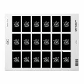 ビッグフートドラマー遊サスカッチズドラムミュージシャンB ラベル (フルシート)